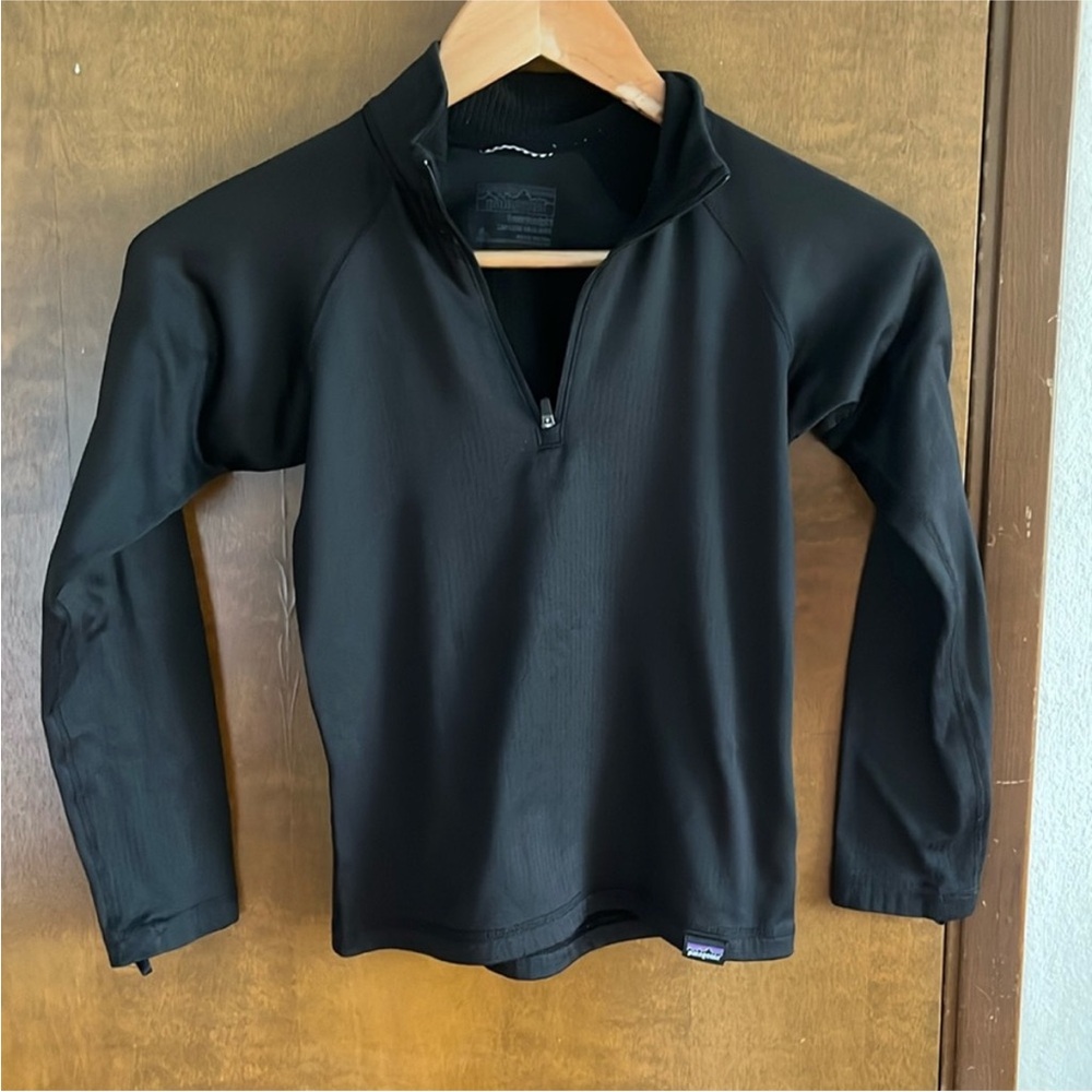 Black Quarter-Zip Pullover